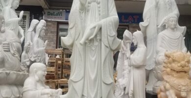 Bán Tượng Phật Quan Âm Bằng Đá Thanh Khê Đà Nẵng