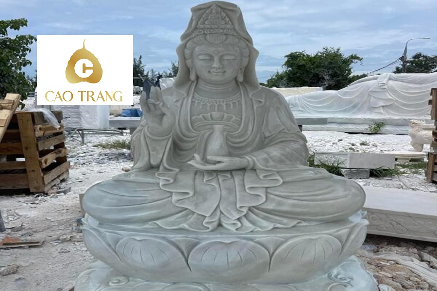 Tượng Quan Âm Bằng Đá Đồng Tháp