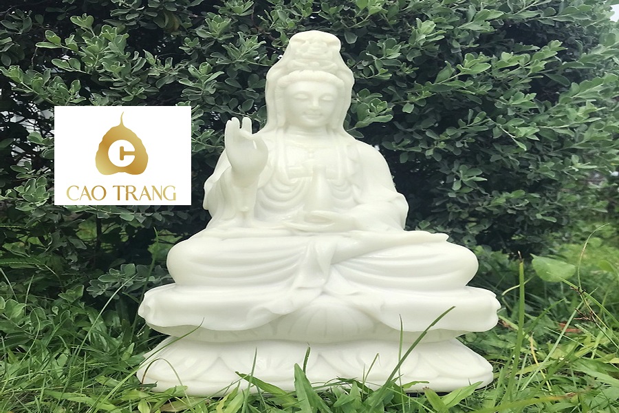 Bán Tượng Phật Bà Quan Âm Bằng Đá Non Nước
