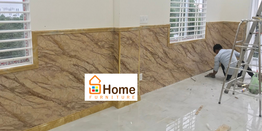 Tấm ốp PVC vân đá tại Bắc Tân Uyên Bình Dương