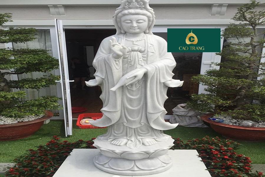Tìm Hiểu Tượng Quan Âm Bằng Đá Giá Bao Nhieu?