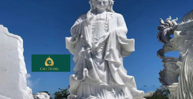Bán Tượng Quan Âm Bằng Đá Thanh Khê Đà Nẵng
