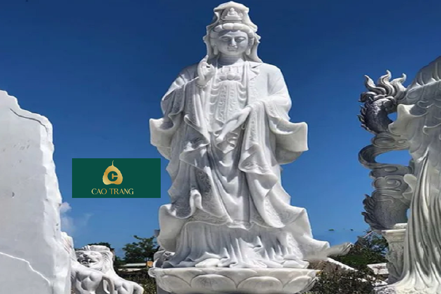 Bán Tượng Quan Âm Bằng Đá Thanh Khê Đà Nẵng