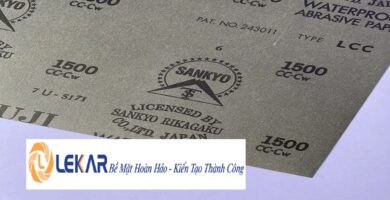 Giấy nhám mịn chuyên dùng cho ngành trang sức
