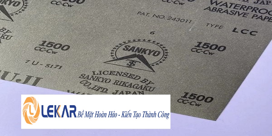 Giấy nhám mịn chuyên dùng cho ngành trang sức