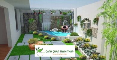Thi Công Tiểu Cảnh Sân Vườn Tại Hà Nội