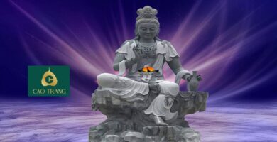 Tượng Quan Âm Tự Tại Bằng Đá Tại TP.HCM