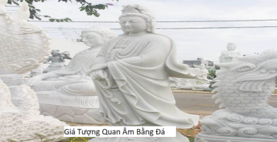 Giá Tượng Quan Âm Bằng Đá
