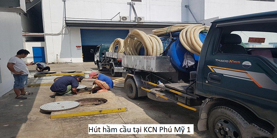 Hút hầm cầu tại KCN Phú Mỹ 1