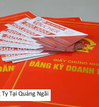 Mở Công Ty Tại Quảng Ngãi
