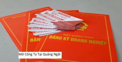 Mở Công Ty Tại Quảng Ngãi
