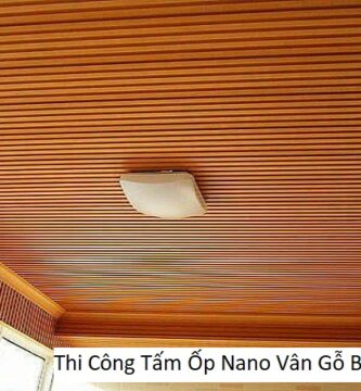 Thi Công Tấm Ốp Nano Vân Gỗ Bình Dương