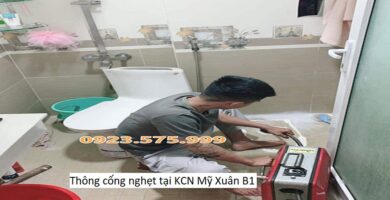 Thông cống nghẹt tại KCN Mỹ Xuân B1